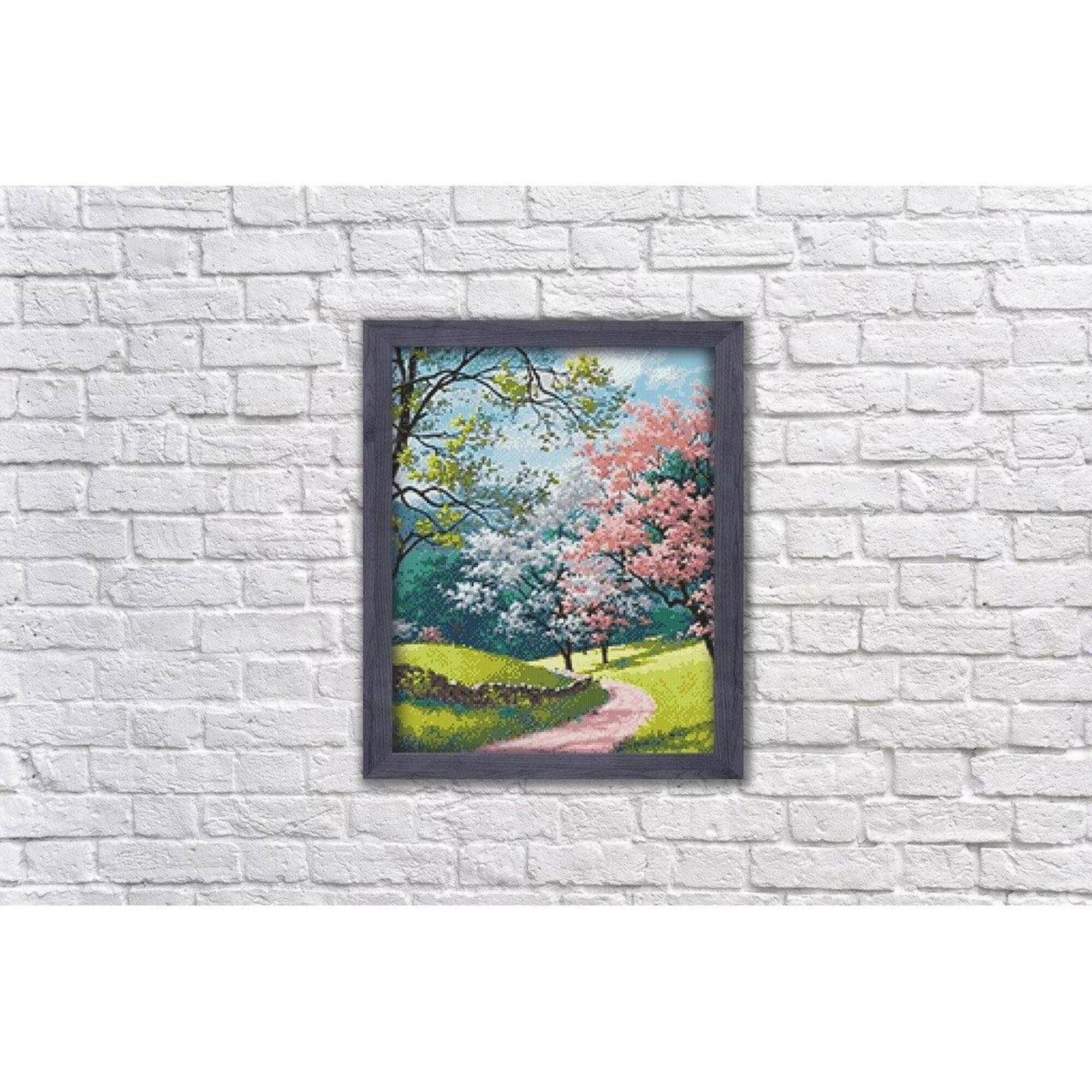 Wizardi Magic Garden Road Diamond Painting Kit